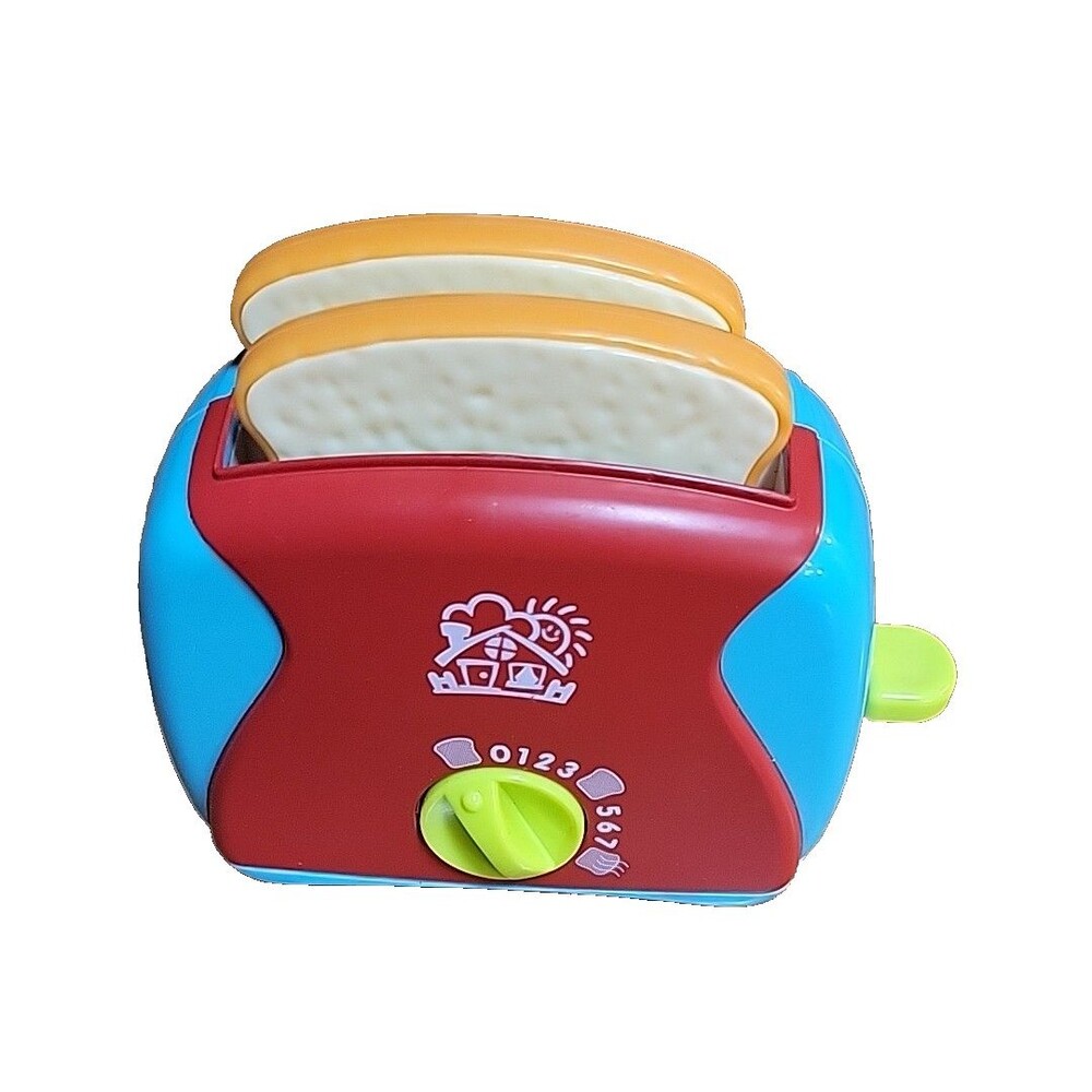 Playgo Toys Pop-up Toaster Play House Appliance Works w/ 2 slices of bread
